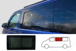 VW T6/T6.1 N/S/Front Opening Window in Privacy Tint (Nearside)