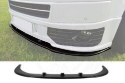 Alternative view of VW T5.1 Gloss Black Sportline Style Front Splitter