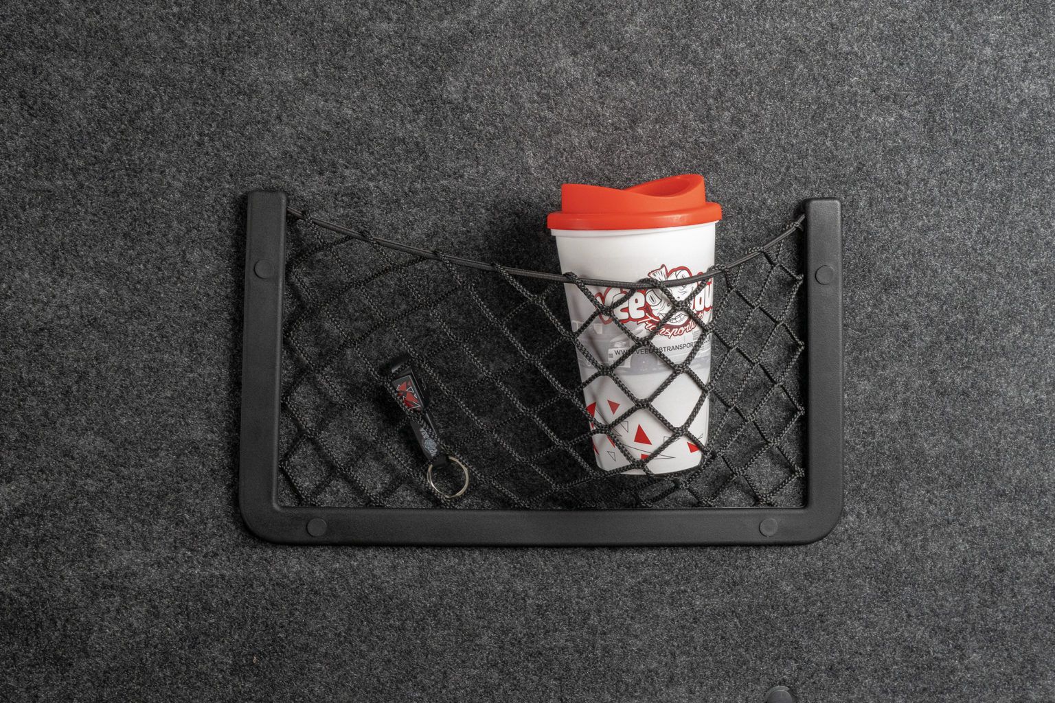 Large Elasticated Storage Net Black Vee Dub Transporters