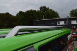 Vw Transporter T5 Mirror Polished Stainless Steel Roof Bars S.W.B