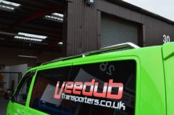 Vw Transporter T5 Mirror Polished Stainless Steel Roof Rails