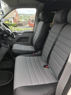 T5 Grey ribbed seat covers