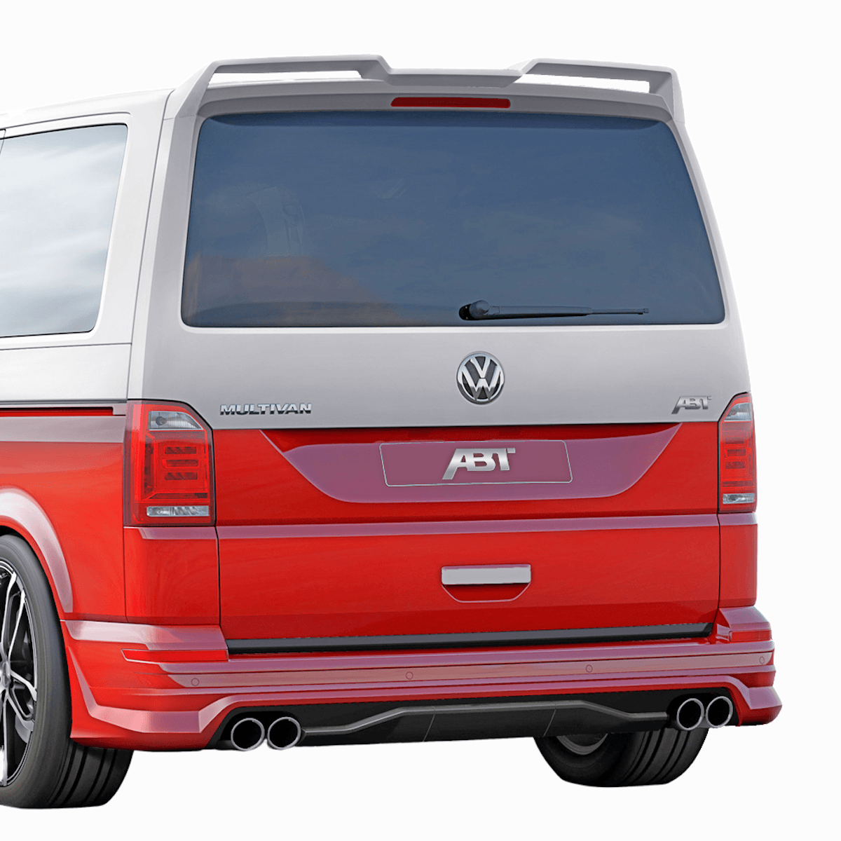 T6/T6.1 ABT Style Rear Spoiler Tailgate (PRIMED) Vee Dub Transporters