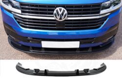 VW T6.1 Gloss Black Front Splitter For Under Genuine Bumper