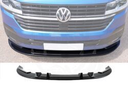 Alternative view of VW T6.1 Gloss Black Front Splitter For Under Genuine Bumper