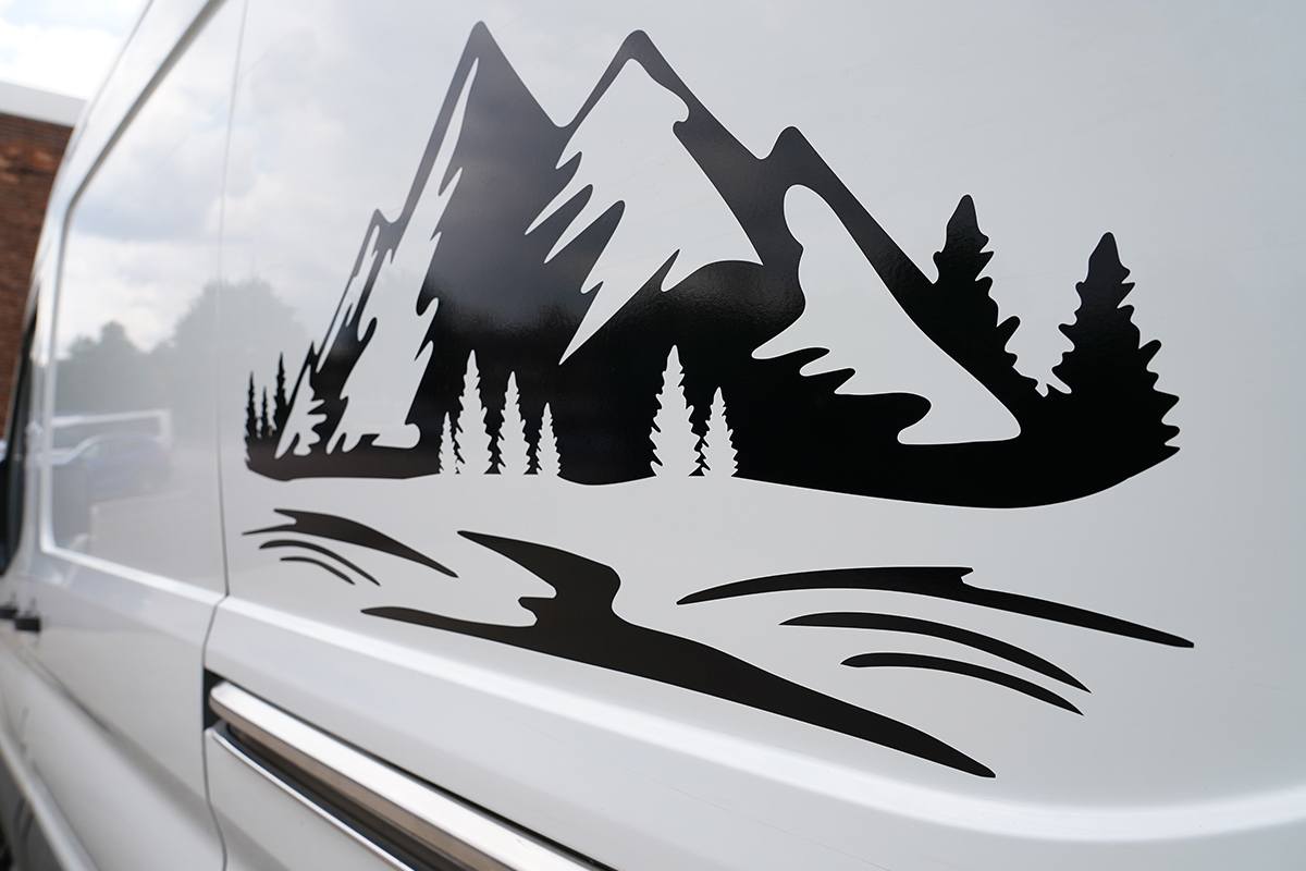 Adesivo PVC 35 Cm ORSO TRIBALE - Sticker Per Auto, Moto, Casco, Laptop - Ritrama Ri-Jet