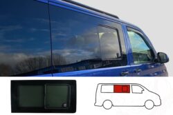VW T6/T6.1 O/S/Front Opening Window in Privacy Tint (Offside)
