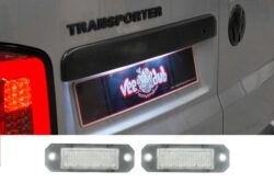 VW T6/T6.1 Twin Door LED Rear Number Plate Lights