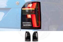 Alternative view of VW T6.1 Smoked LED Rear Lights With Dynamic Indicator - Tailgate