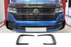 VW T6.1 Front Canards - Gloss Black