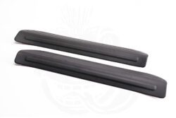 VW T6/T6.1 Front Door Sill Protectors - Textured Black (2pcs)