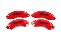 T6 Vee Dub Performance Caliper Covers - Red (Small Brake Front) (4 Piece Set)