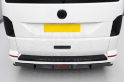 VW T5/T5.1/T6/T6.1 Tailgate Rear Bumper With Diffuser & Brake Light (Primed)