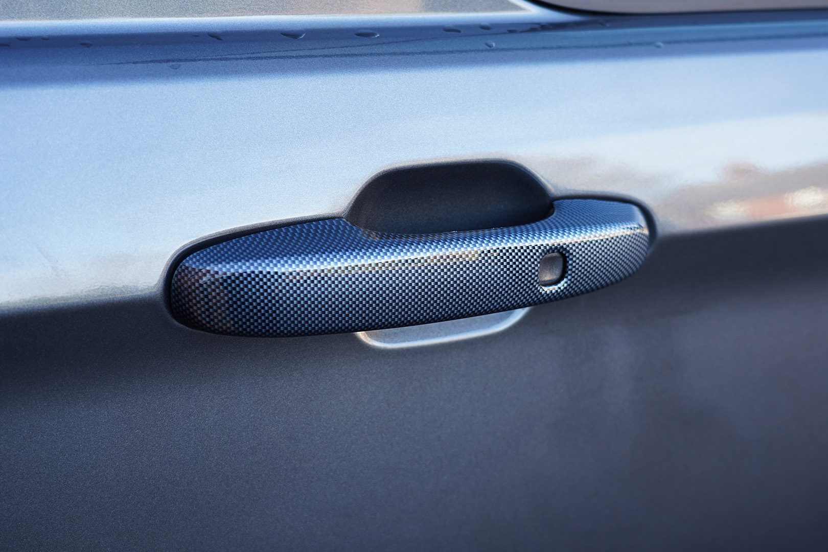 Glossy Carbon Fiber Door Handle Covers For 2016-2023 Nissan Maxima - 10-Piece Kit (KT034)