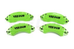 Alternative view of T6 Vee Dub Performance Caliper Covers - Green (Small Brake Front) (4 Piece Set)
