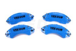 Alternative view of T6 Vee Dub Performance Caliper Covers - Blue (Small Brake Front) (4 Piece Set)