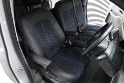 Alternative view of VW T5/T5.1 RS Honeycomb Style Seat Covers - Blue