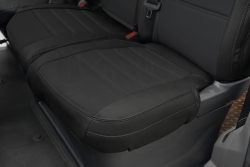 Alternative view of VW T7 Punched Leather Seat Covers - Black
