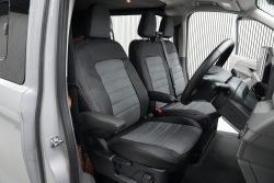 Alternative view of VW T7 Punched Leather Seat Covers - Grey