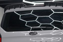Alternative view of VW T7 Tailgate Vortex Rear Spoiler – Gloss Black