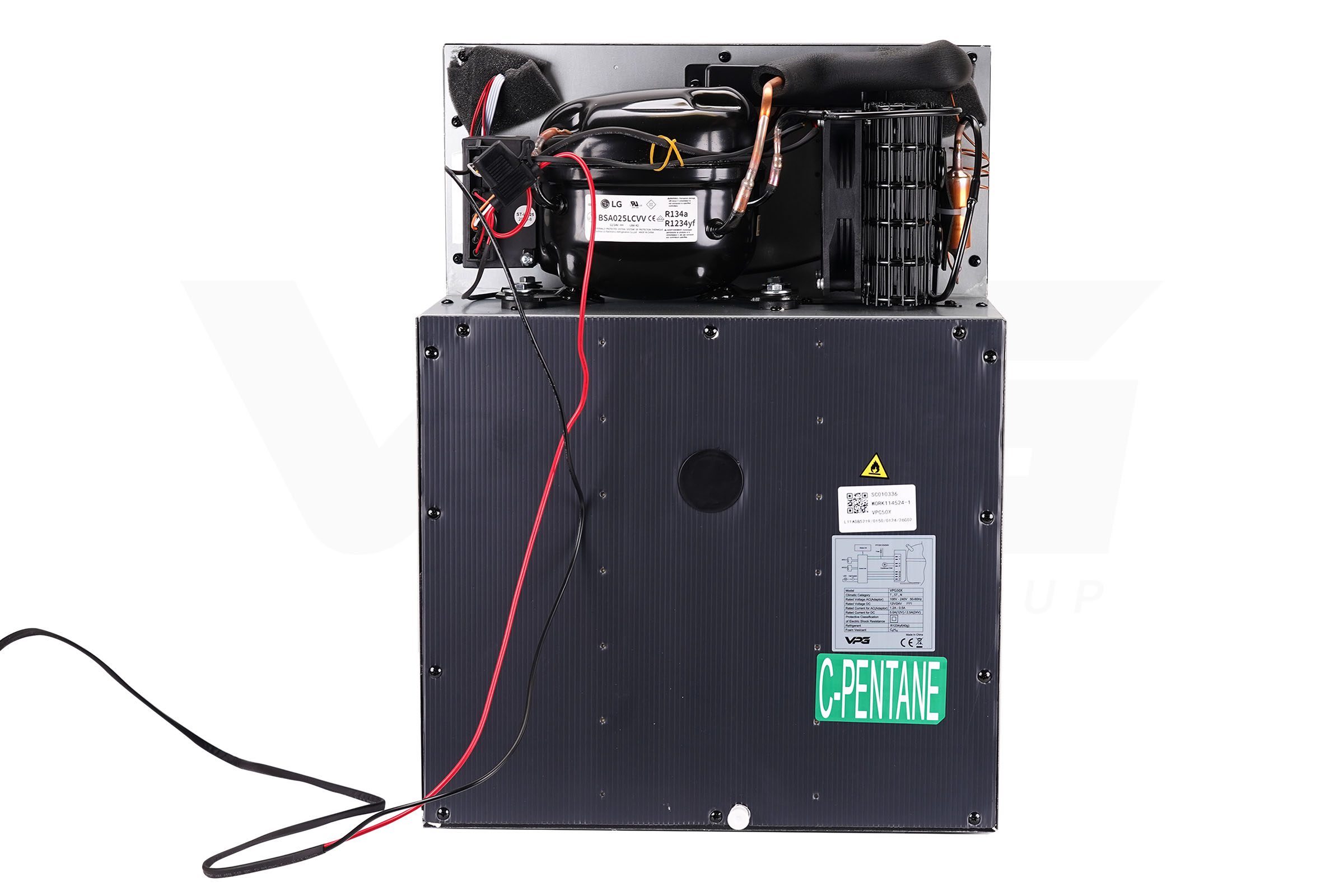 VPG50X 12V Campervan Fridge Freezer (Black) - Image 9